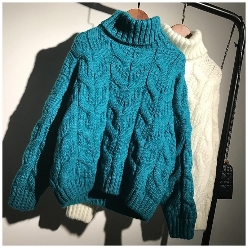 Зимняя водолазка женский свитер женская одежда 2019 корейский элегантный плотный
