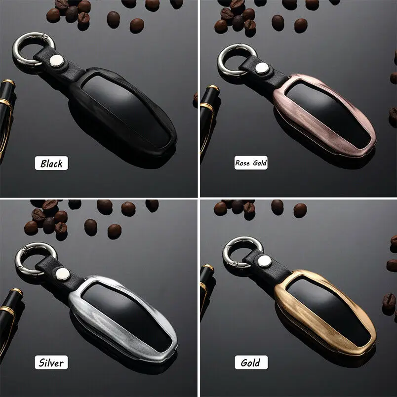 1 шт. Роскошный брелок для ключей из алюминиевого сплава Карманный чехол с