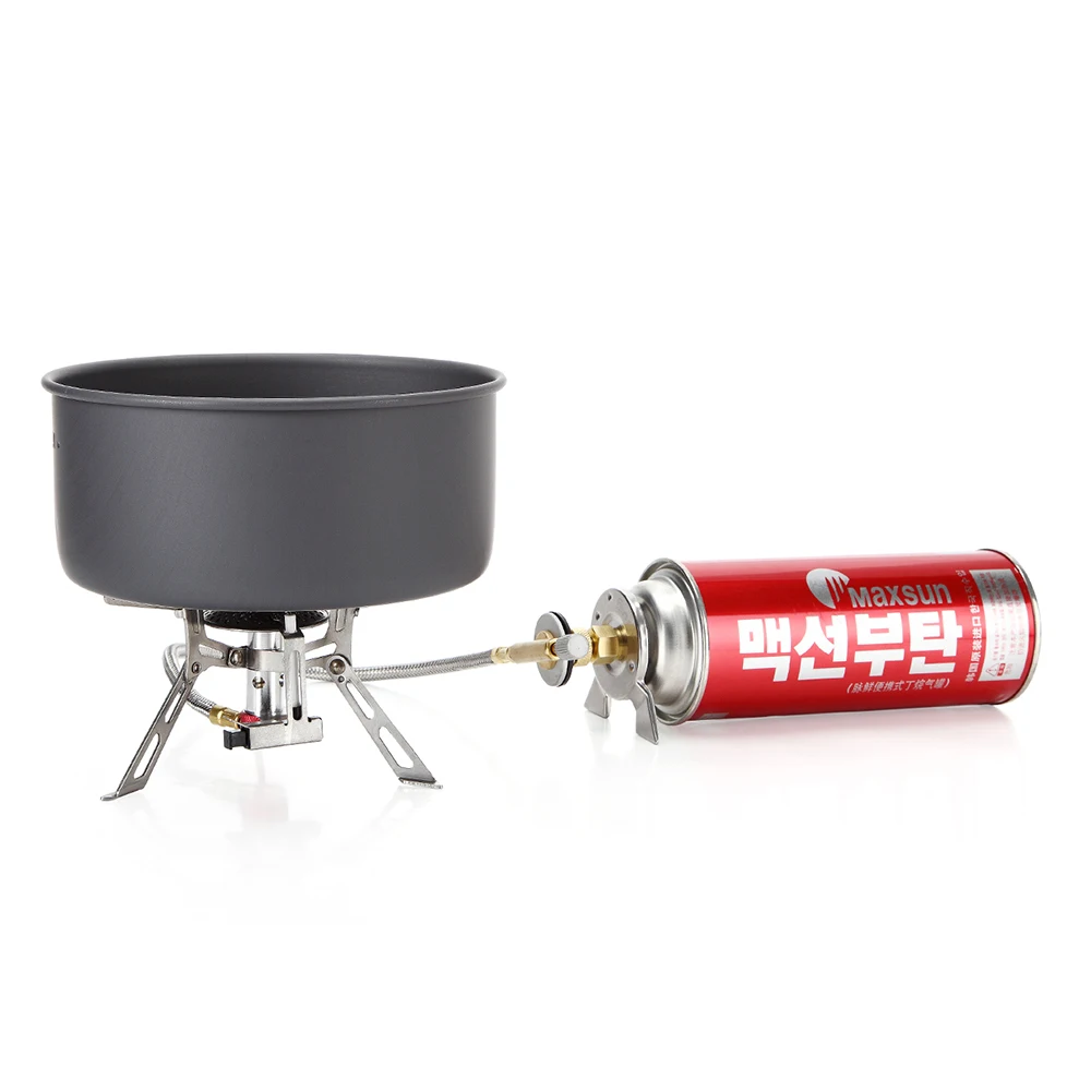 Ультралегкая портативная газовая плита 3000 Вт туристическая Складная горелка для