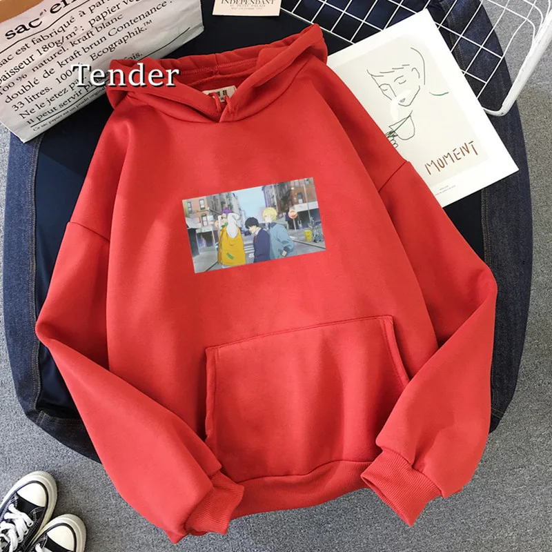 

Hoodie Harajuku Go To Hell Funny kawaii Streetwear Hoodie Tops Anime Banana Fish Women Funny Hoodie Autumn Korean Style Tops
