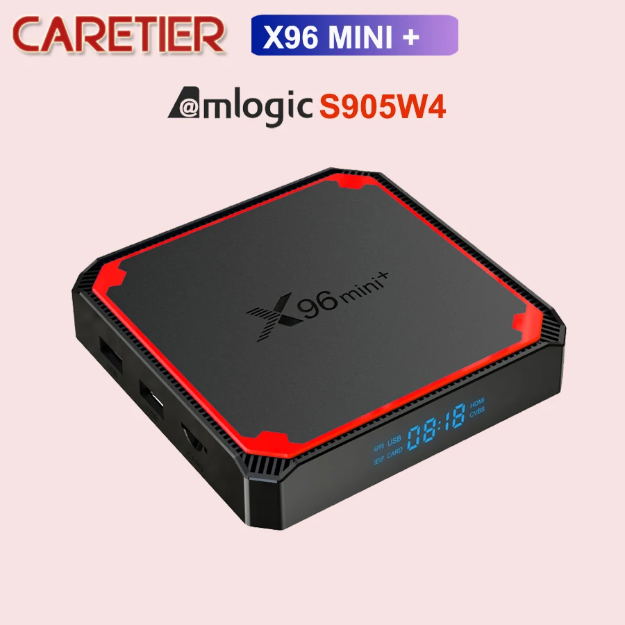 X96 мини PLUS Amlogic S905W4 Смарт Android 9 0 TV Box 2 Гб оперативной памяти 16 встроенной 4G 5G Wi Fi 4K HD