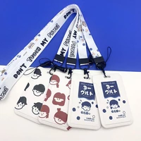 accessories for mobile phones cartoon lanyard keychain card holder strap lanyard neck strap key chain lanyards id badge holder