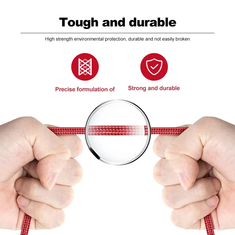 Кабель 3 в 1 I12 Micro Usb м 2 А для быстрой зарядки смартфонов Xiaomi мобильный телефон |