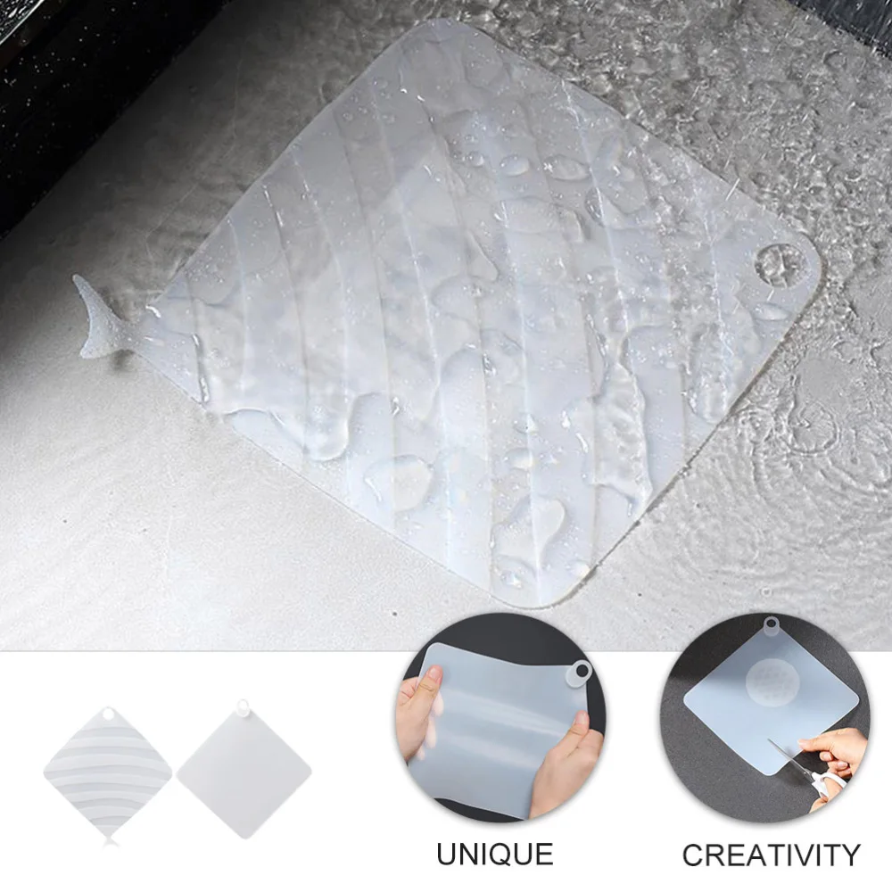 

2Pcs Silicone Floor Drain Covers Deodorization Cushion Device for Kitchen