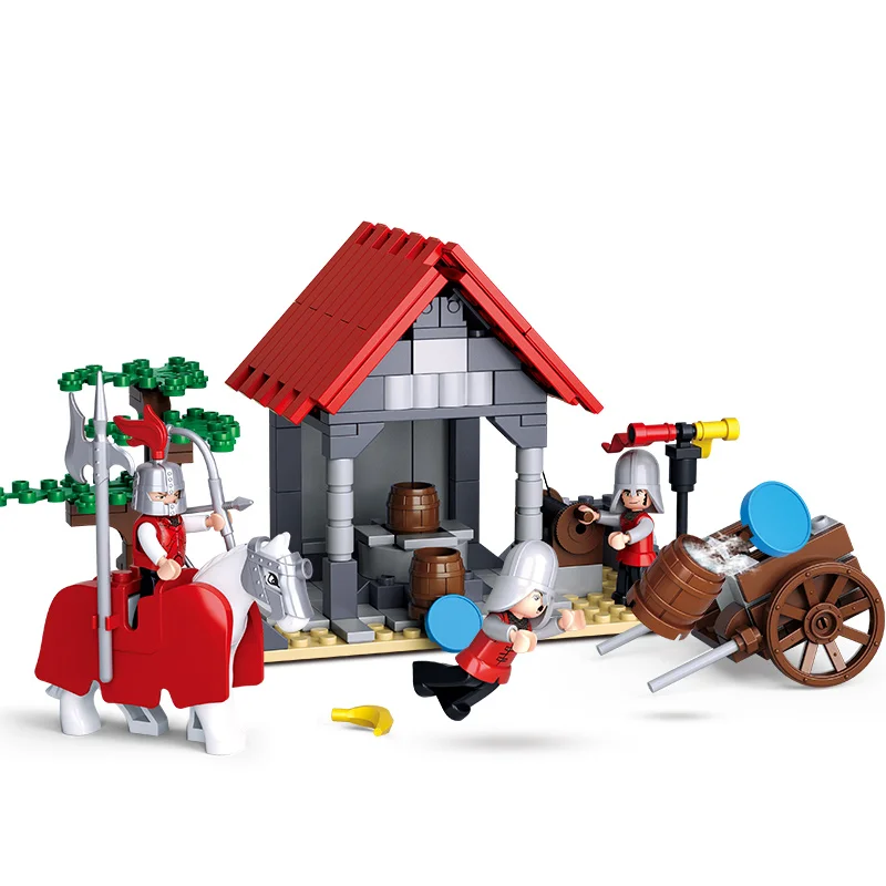 Средневековый замок Рыцари станция водоснабжения багажа переводная 237 шт.