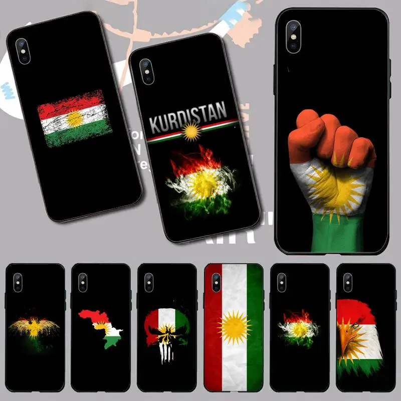 

Kurdistan National flag Phone Case For iphone 12 11 13 7 8 6 s plus x xs xr pro max mini