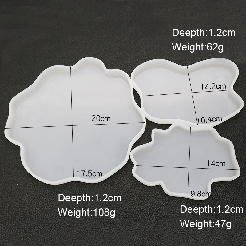 

Agate Coaster Resin Casting Mold Silicone Jewelry Making Epoxy Mould Craft Tool