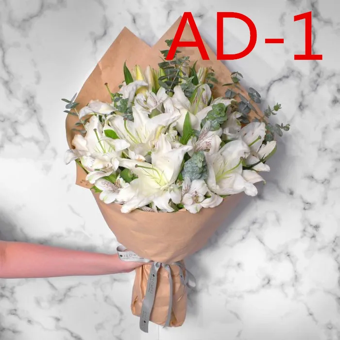 Свадебные аксессуары с цветами 3303 AD|Свадебные букеты| |