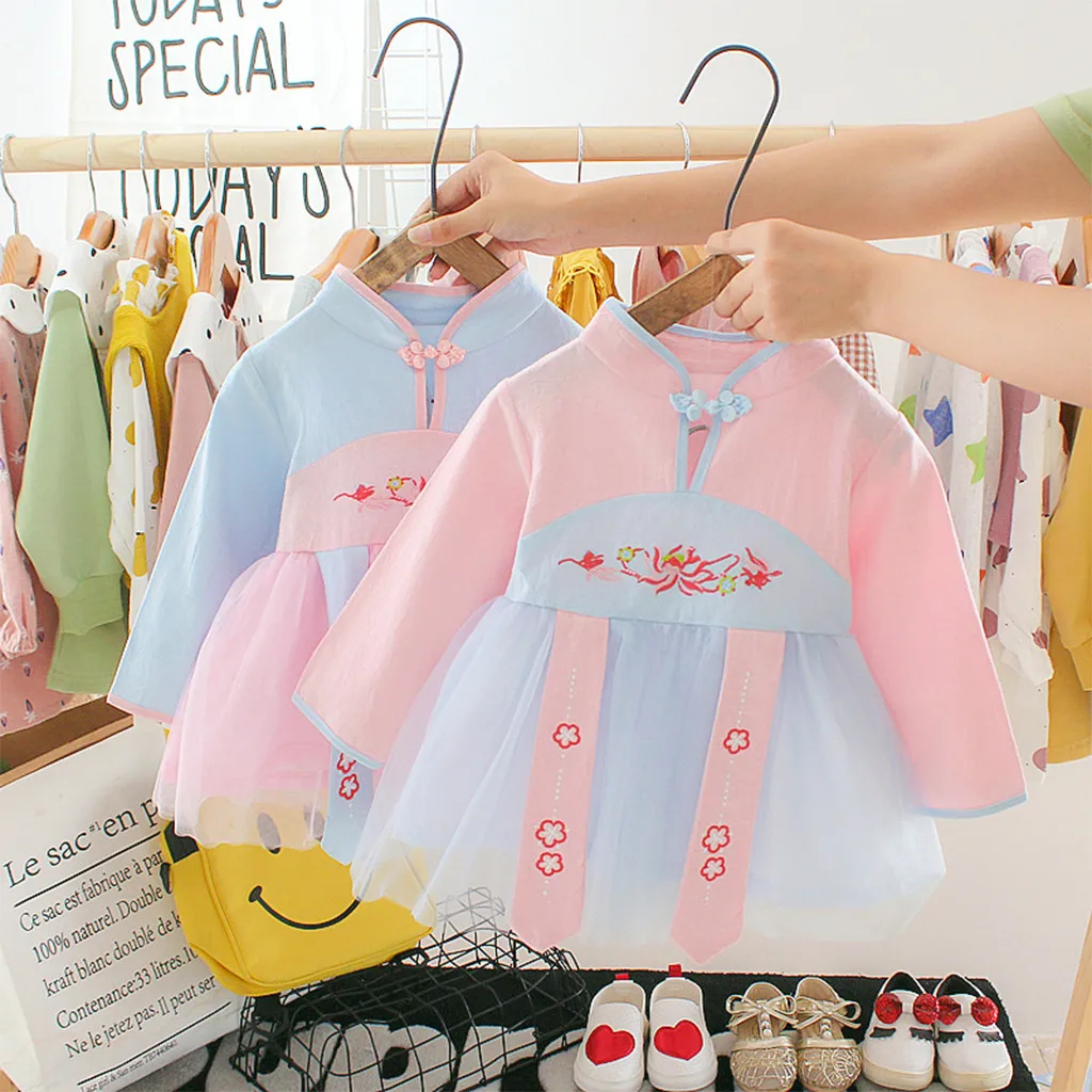 Детская одежда новое модное платье принцессы для маленьких девочек