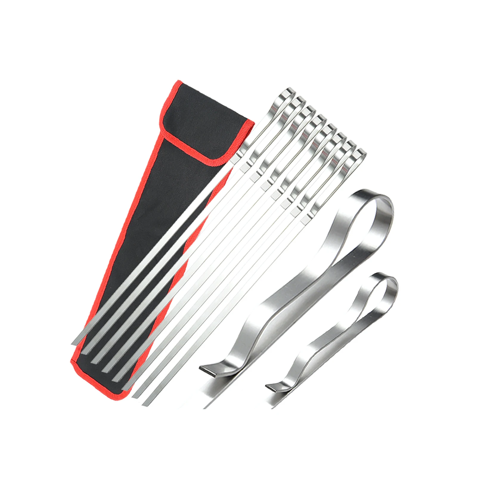 10 шт. плоских штыря и обжига иглы Еда Кемпинг овощи для пикника игла барбекю гриль