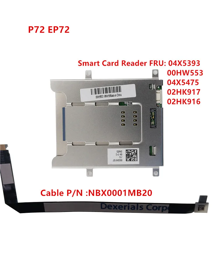 

New For Lenovo Thinkpad P72 EP720 Smart Card Reader Cable 04x5393 04X5475 00HW553 Cable NBX0001MB20