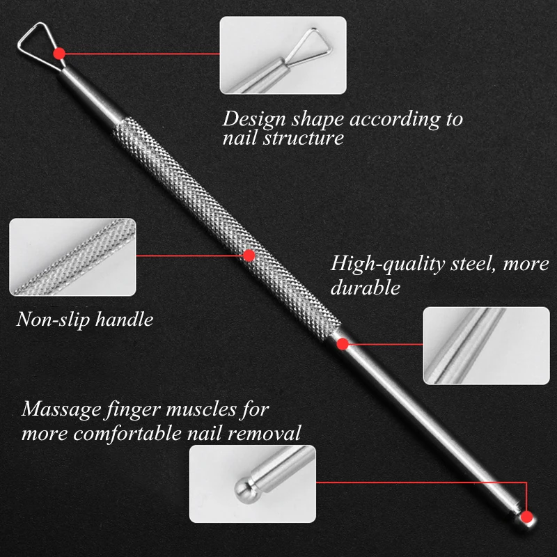 1 шт. розовое золото УФ гель для удаления двухсторонняя Dotting Pen нержавеющая сталь