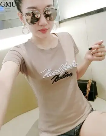 

2020 Summer Fashion T Shirt Women blue Woman Tshirt