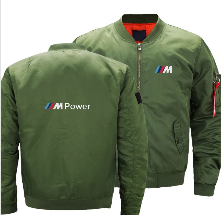 Куртка бомбер мужская водонепроницаемая пилотная куртка в стиле милитари с