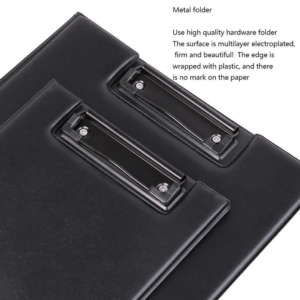 A4 A5 папка для подписи доска Кожаная подставка письма отель конференции Padfolio
