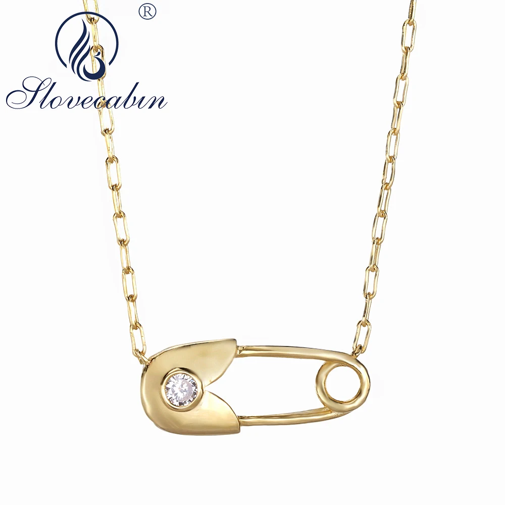 Ожерелье из серебра 925 пробы с кулоном для женщин|Ожерелья| |