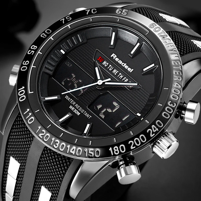 Часы мужские армейские светодиодные цифровые водонепроницаемые|masculino|masculinos