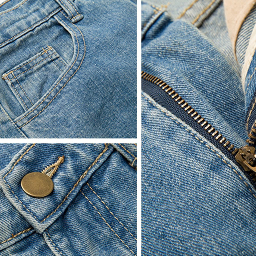 

New Autumn Fashion High Waist Jeans Woman Boyfriend Style Casual Denim Pants Women Street Straight Loose Plus Size Jeans