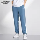 Мужские хлопковые тренировочные штаны Pioneer Camp, свободные штаны в полоску, для осени и зимы, 2020