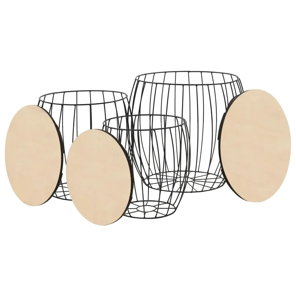 2019 Новое поступление журнальный столик из 3 предметов фанера тополя железный