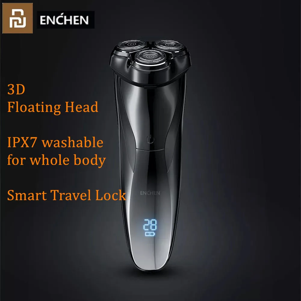 Youpin Enchen BlackStone 3 Pro электробритва бритва/головка резак моющаяся IPX7