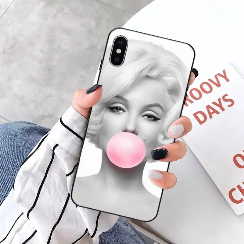 

Marilyn Monroe Phone Case for iPhone 11 12 pro XS MAX 8 7 6 6S Plus X 2020 XR Mini