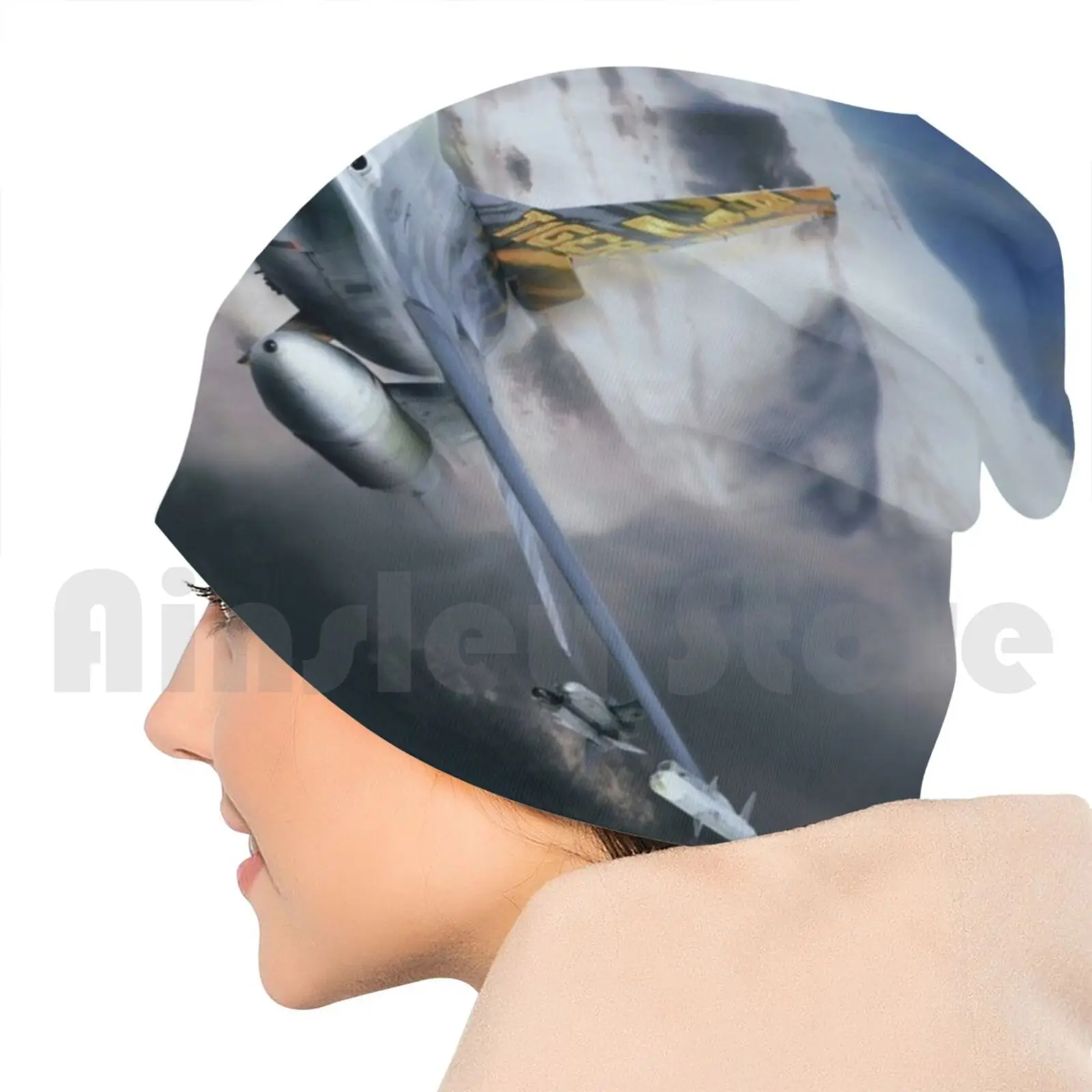 F16 Falcon Tiger Beanies Knit Hat Jet Fighter War Usaf Aviation Flight Flying | Аксессуары для одежды