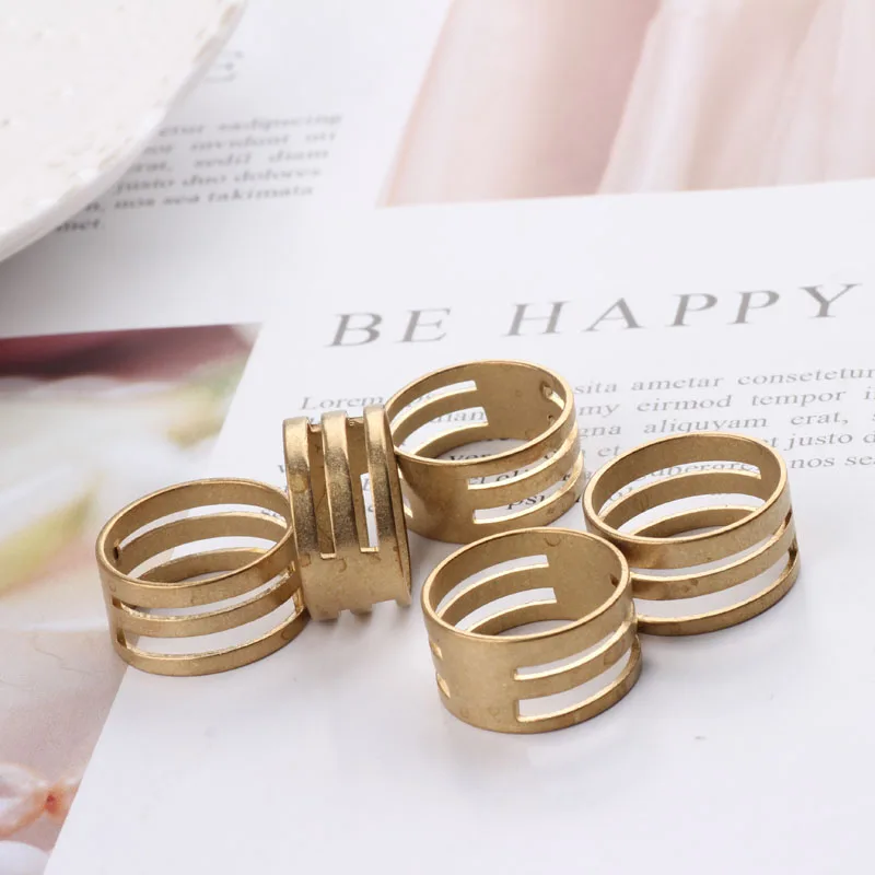 10 шт. Diy кольцо для открытия одно петля устройство и закрытия медное подвесное