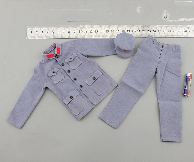 

1/6 Scale QOM-1016 Red Army Uniforms Male Coat Pants Hat Models for 12''Figures DIY Accessories