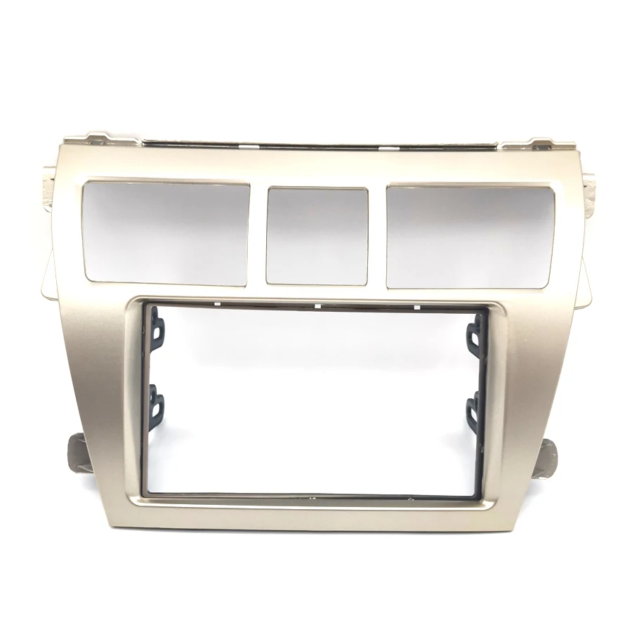 

2Din Car CD/DVD Frame Facia Panel Trim for Toyota Vios Yaris Sedan 2007-2012