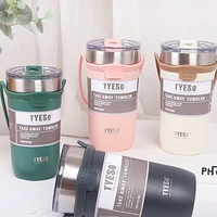 thermos mug beer water bottle cup stainless steel tumbler thermal coffee insulated bottle isothermal cold travel gourd drinking