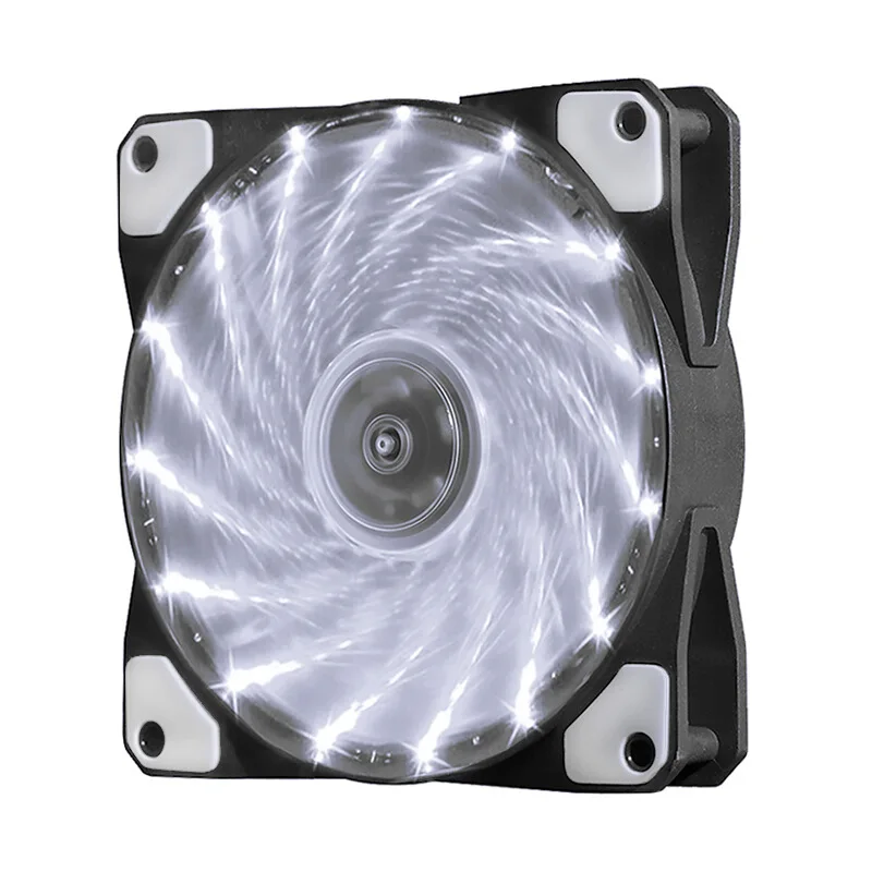 

15 or 33 Lights Streamer 12025 Chassis Fan 12cm Power Supply Fan Heat Dissipation Fan Belt LED Lights