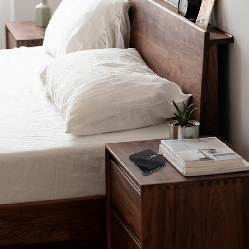 Часы Будильник Портативный Складная Настольная путешествия цифровые часы