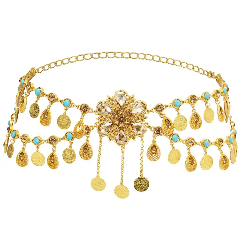 Женский металлический пояс-цепочка для танца живота винтажная цепочка платьев с