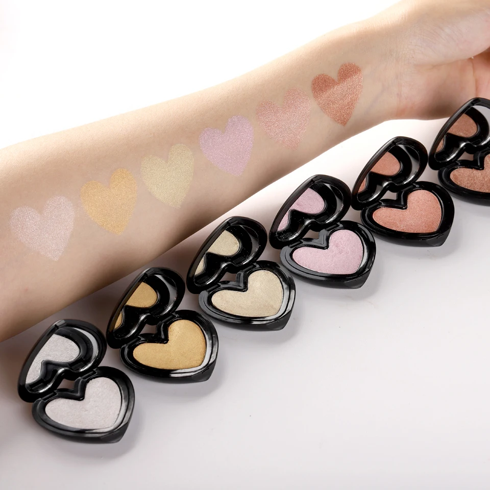 

HANDAIYAN Shimmer Highlighter Powder Palette Face Contouring Makeup Highlighter Bronzer Face Body Highlighter 2018 Makeup