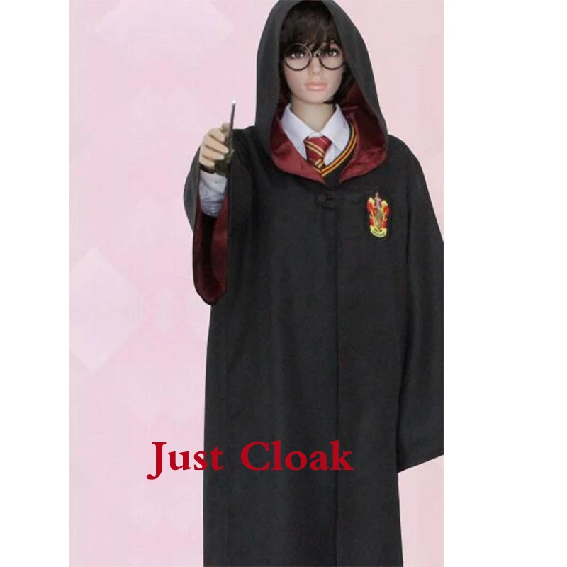 Gryffinder Ainiel взрослых/Дети гарри поттер Костюмы для косплея Халаты галстук Гриффиндор Равенкло мантии Слизерин Хаффлпаффец Для мужчин Для женщин плащи - Цвет: Gryffinder