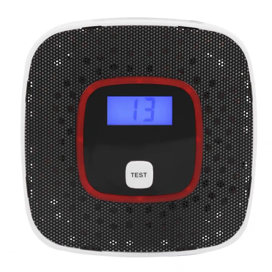 LCD CO Carbon Monoxide Detector Alarm Sensor Poisoning Gas Analyzer Human Voice Prompt Tester Hot Sale | Безопасность и защита