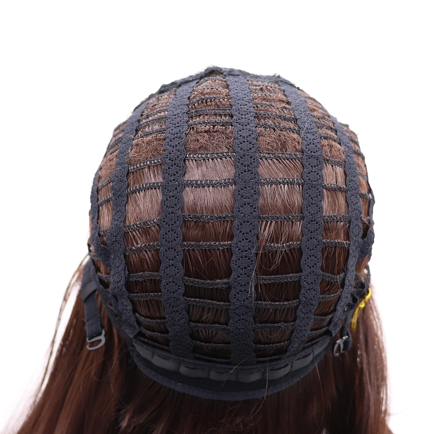 

Long Straight Brown Wigs for Women Synthetic Middle Part Fully Heat Resistant Wig for Daily Party Use