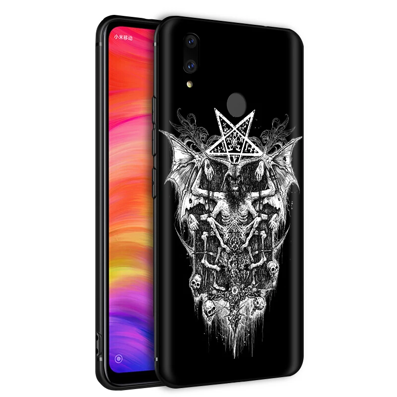 Мягкий ТПУ чехол YIMAOC с козьей головой сатаны для Xiaomi Redmi mi Note MAX 3 6 6A 7 mi6 mi8 9 se a1 a2 Pro
