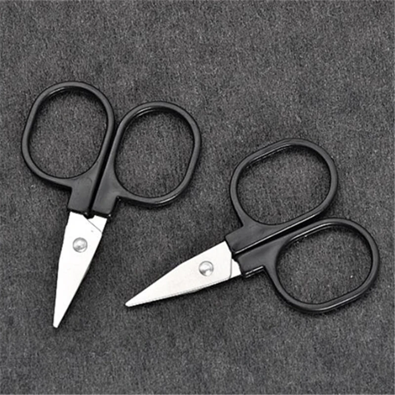 Маленькие ножницы из нержавеющей стали с пластиковой ручкой Инструмент