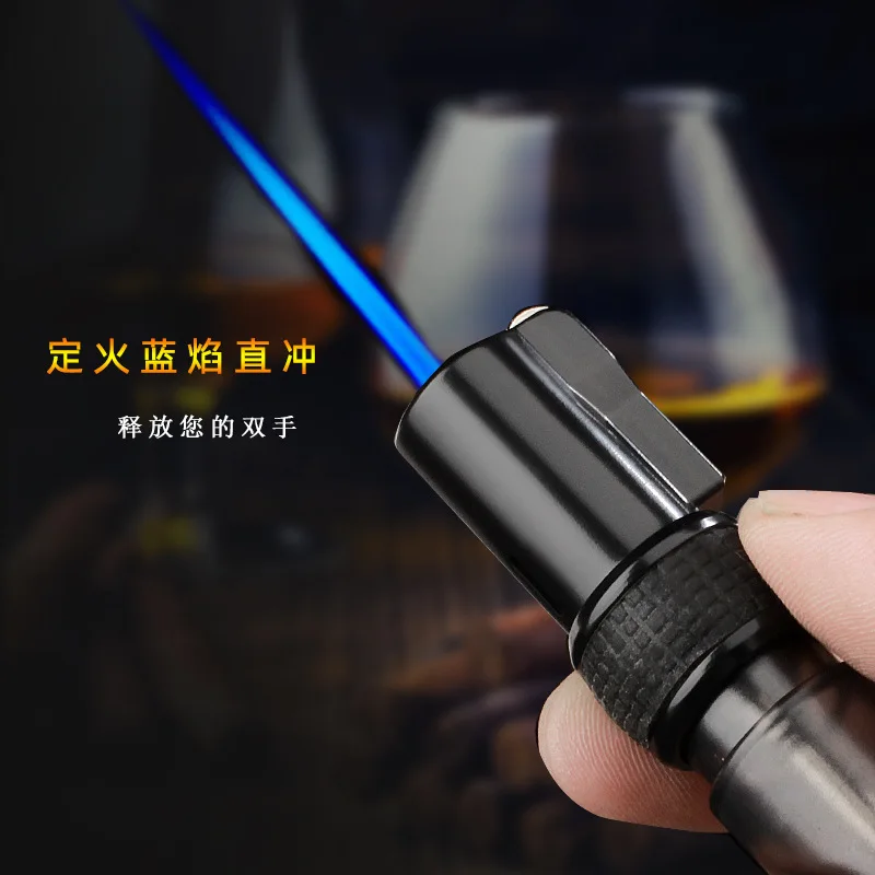 Зажигалка Jobon Jet Flint турбозажигалка надувной бутановый ветрозащитный аксессуар