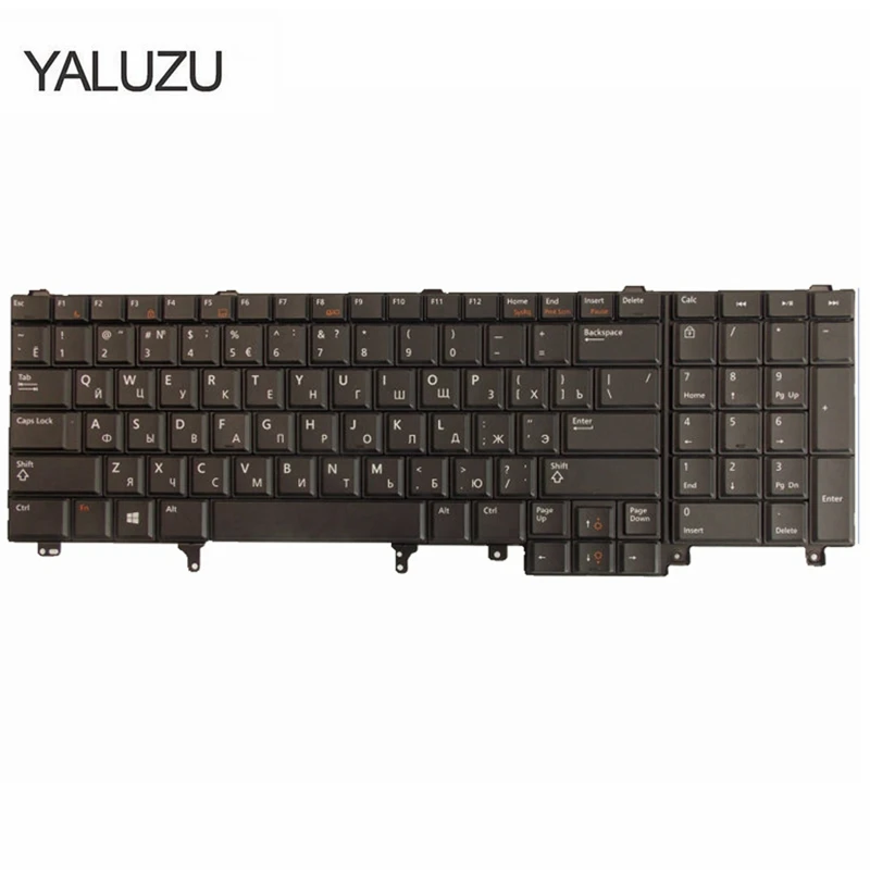 Новая русская версия клавиатуры YALUZU для ноутбука Dell Latitude E6540 E6520 M4800 M6800 E5520M без