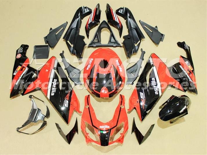 

High Quality Plastic Shell Motorcycle Fairing kit Fit For Aprilia RS125 2006 2007 2008 2009 2010 2011 Custom Red Black Cool