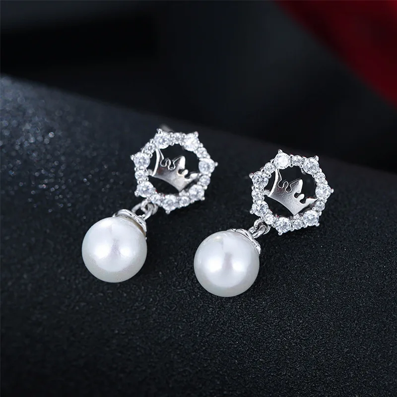 925 Серебряная игла с бусинами и драгоценными камнями серьги необузданным