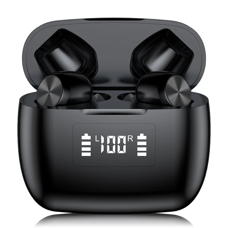 TWS-стереонаушники T9 с поддержкой bluetooth 5 0 и ЖК-дисплеем | Электроника