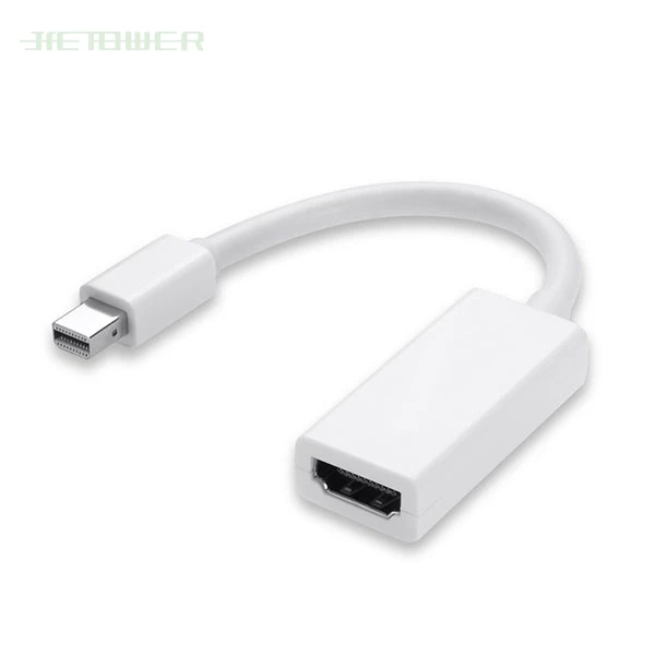 100 шт./лот оптовая продажа Thunderbolt Mini DisplayPort Display Port DP to HDMI Кабель-адаптер для Mac Macbook