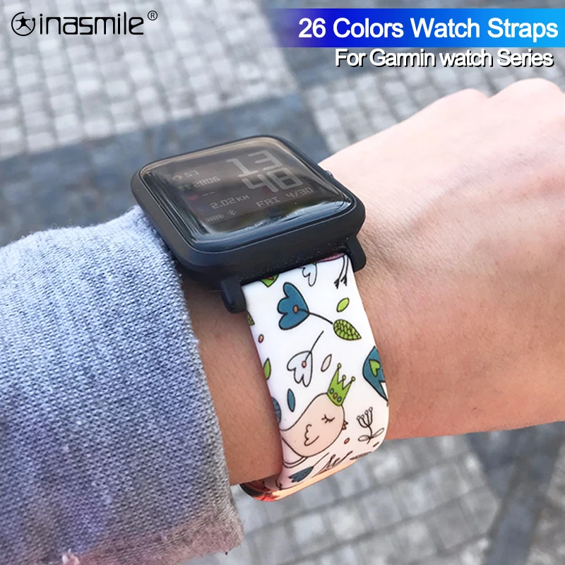 

20mm 22mm Silicone Watch band For Garmin Fenix 5 5S plus 6 6S pro Bracelet Strap For vivoactive 4 3 music 935 945 245 645 venu