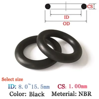 cs 1 08 0 fluoro rubber o ring 50pcs washer seals plastic gasket silicone ring film oil and water seal gasket nbr material ring