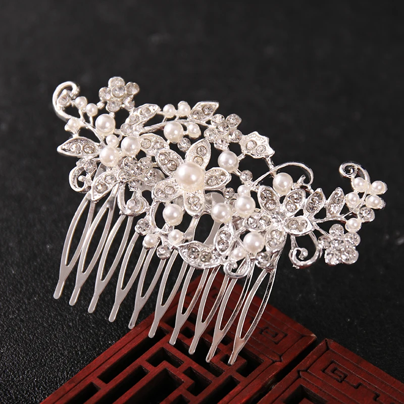 

Wedding Hair Comb Bridal Headdress Lady Hair Comb WED Jewelri Set Wedding Accessories Girl Accessories Prom Gift Holiday Gift