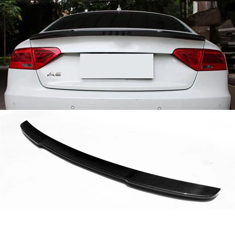Спойлер CEYUSOT из натурального углеродного волокна для Audi A5 S5 2008 2016 2/4 Двери Седан